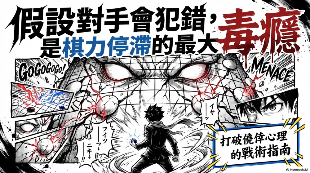 假設對手會犯錯，是棋力停滯的最大毒癮