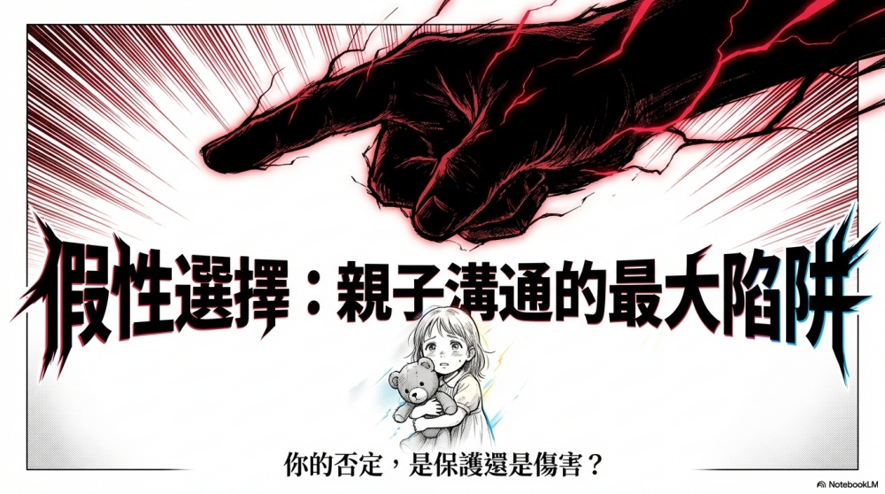 假性選擇，是親子溝通的最大陷阱