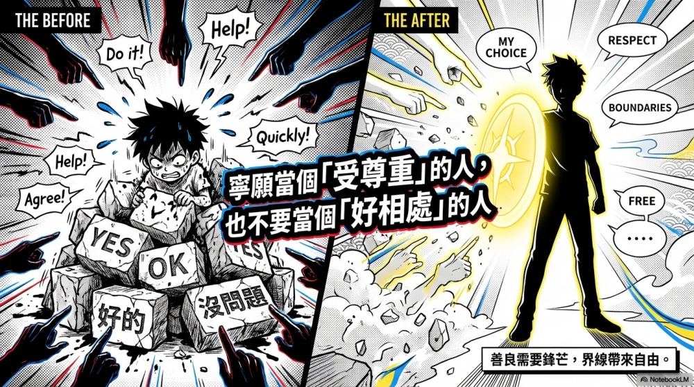 寧願當個「受尊重」的人，也不要當個「好相處」的人