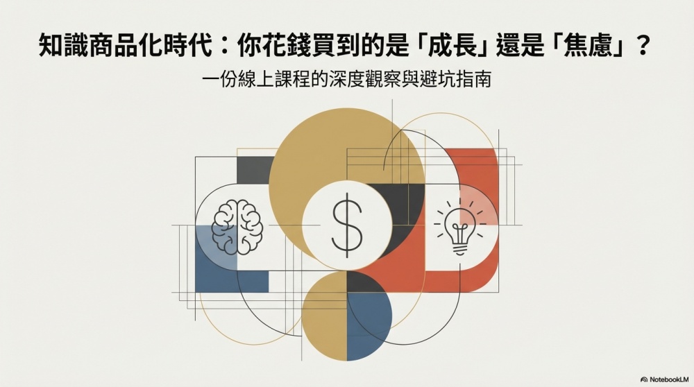 知識商品化時代，你花的錢到底買到了什麼？