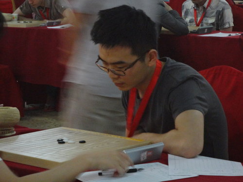 Lu Hai, champion of the men's Go competition at the 2012 National Mind Sports Games in Mainland China.